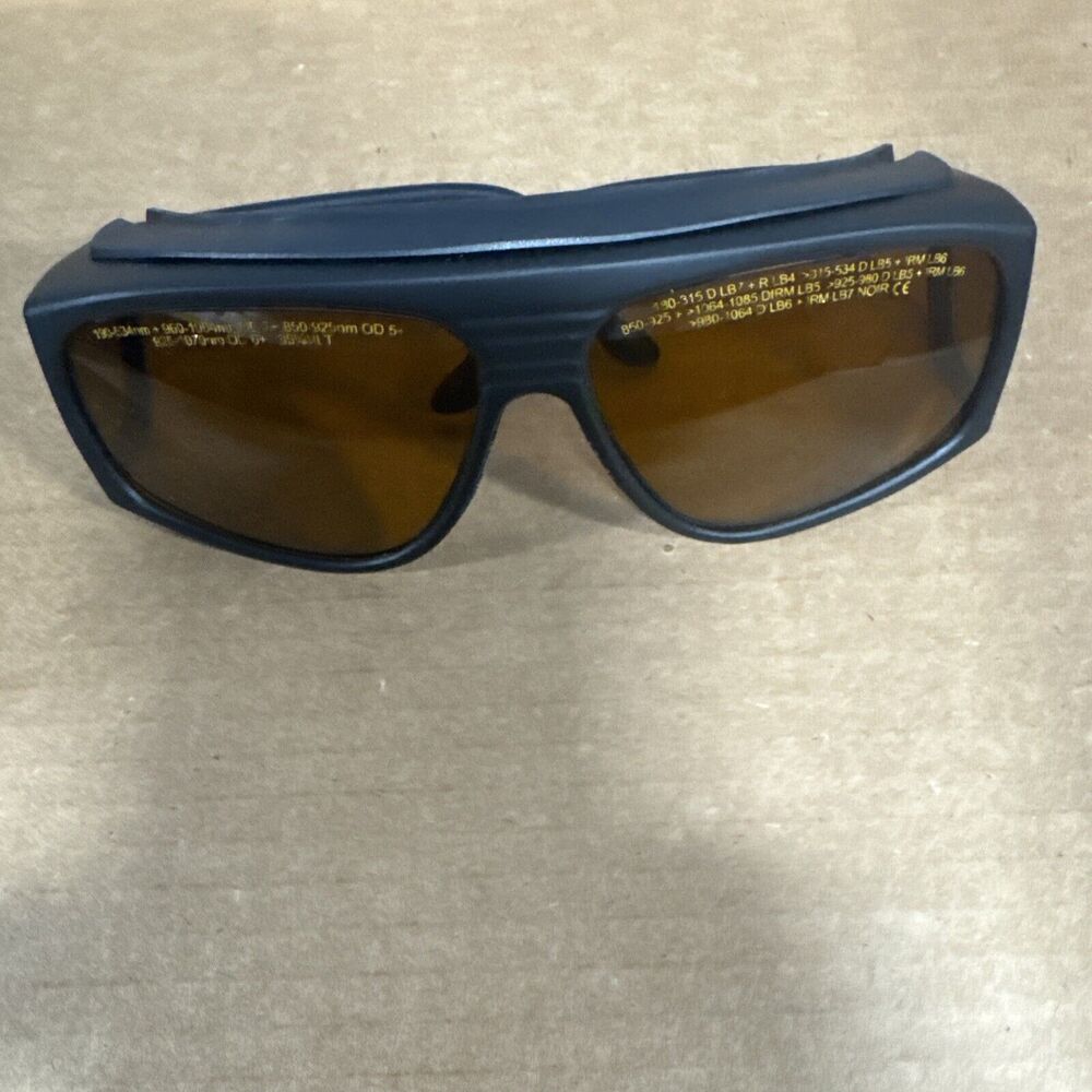 ALMA Laser Orange Safety Glasses UV400 534 nm 1064 Q nm KTP Switch Tattoo